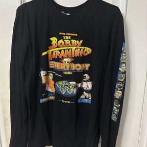 Logic The Bobby Tarantino EVERYBODY TOUR Black Long Sleeve Graphic Shirt